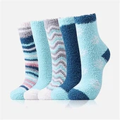 Fluffy tøffelsokker for kvinner